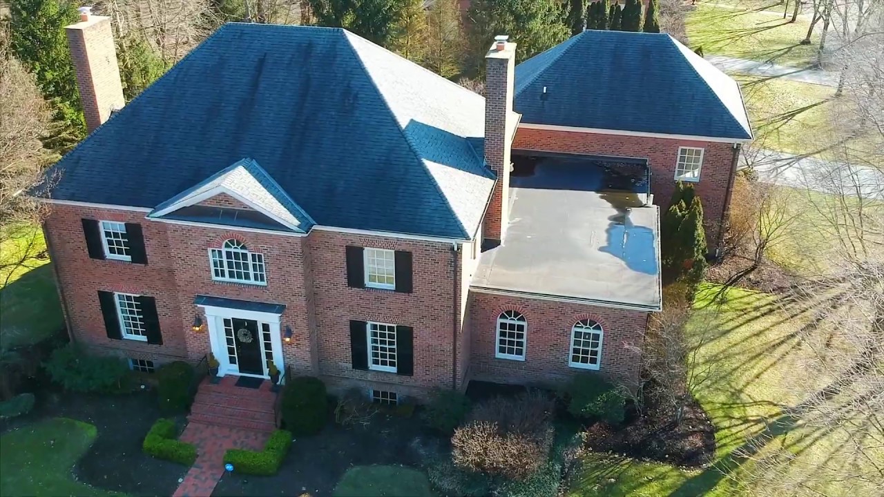 Central Ohio Real Estate Aerial Drone 7805 Fenway Road, New Albany