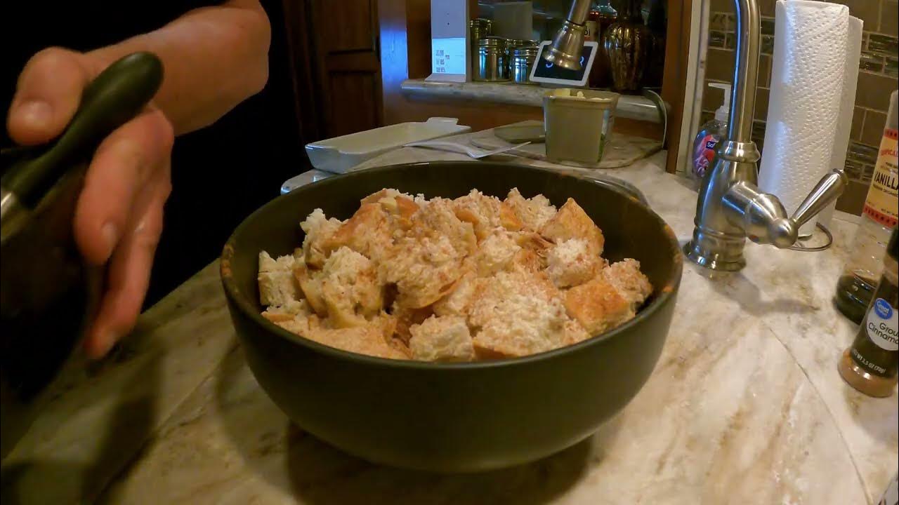 Fold and Refrigerate, Making Bread Pudding, Ajo, Arizona, 6 December