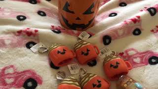 Pick up some the pumpkin spice latte pocket bac holder