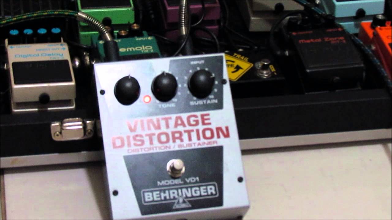 Vintage Distortion Behringer - Sound Test - YouTube