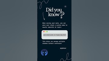 Name your Git Stash Like a Pro! 😎