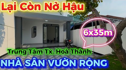 Nhà Sân Vườn Rộng Rãi 1 Tỷ 390 Triệu, đang cần sang nhượng tại Tx Hoà Thành Tây Ninh #nhasanvuon
