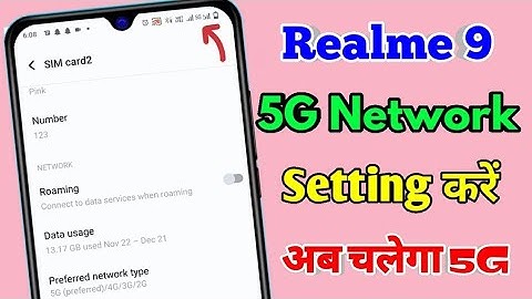 realme 9 5g network settings, realme 9 me 5g network kaise laye