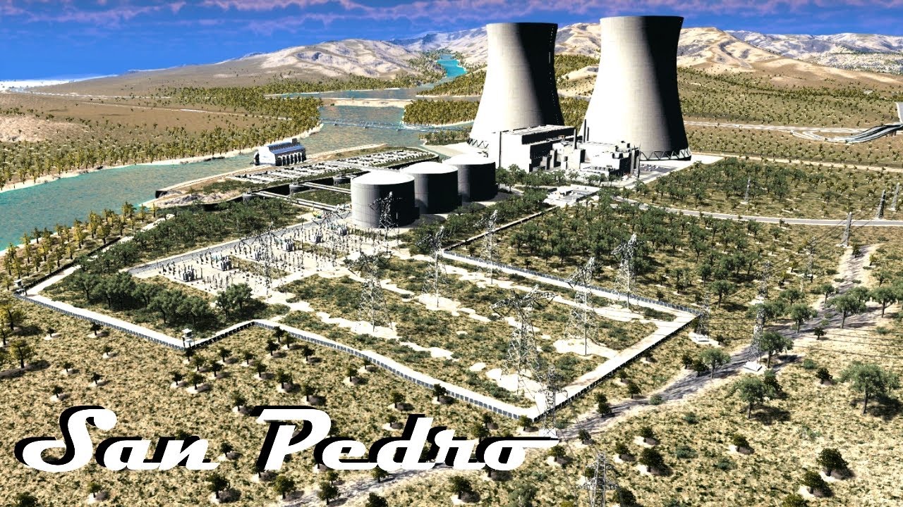 Realistic Cities Skylines: Building a Nuclear Power Plant