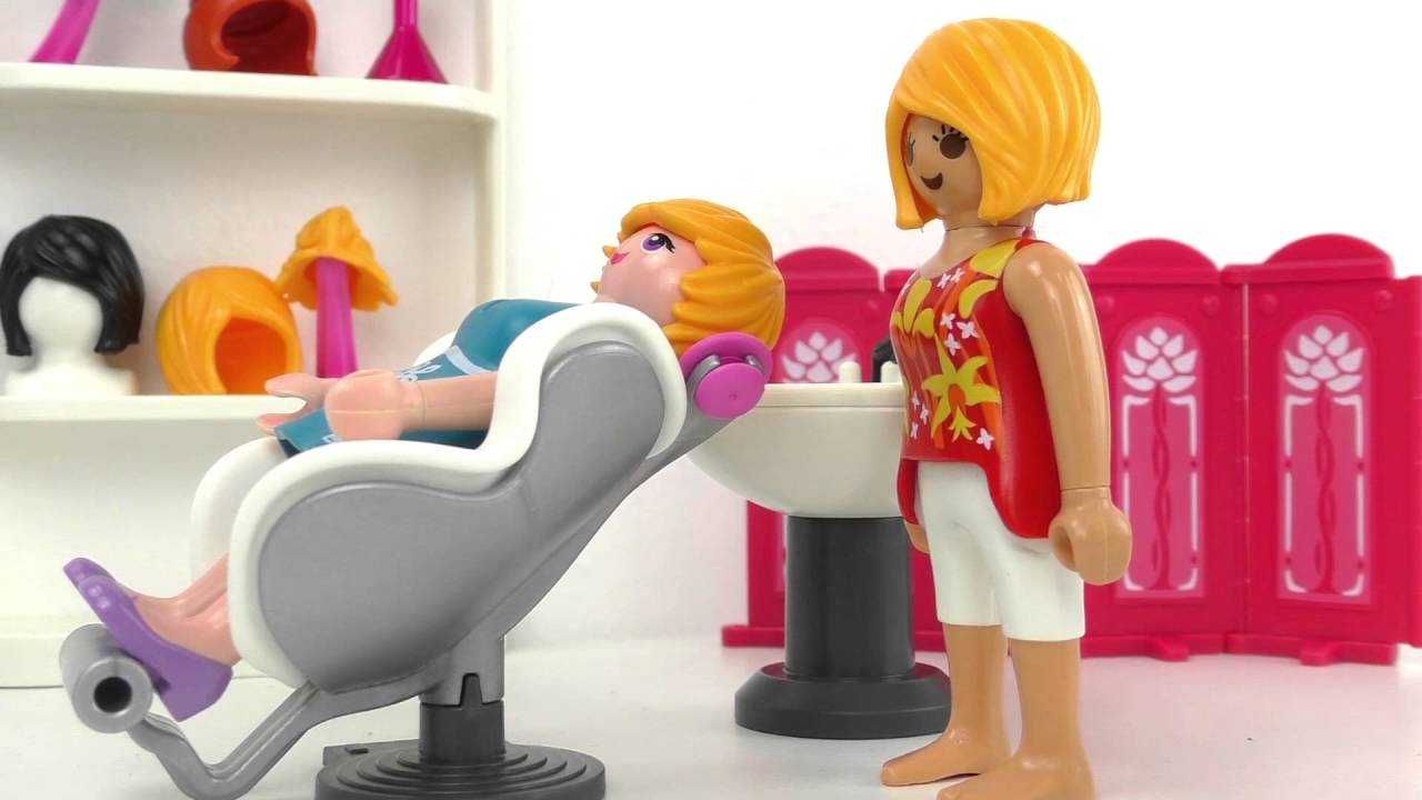 Playmobil série 16 personnage coiffeur pour maison summer fun city life 