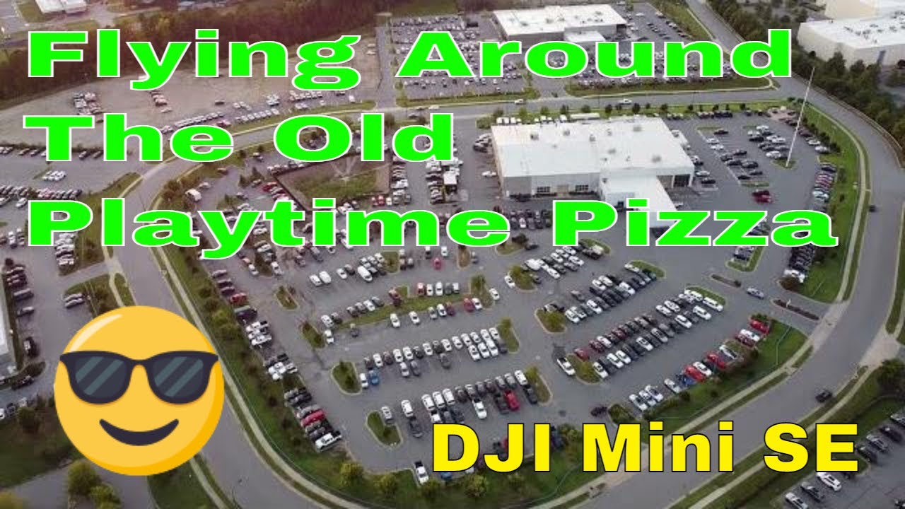 Flying my drone the old playtime pizza in little rock dji djiminise
