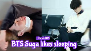 Bts Suga Likes Sleeping