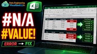 Fix #N/A and #VALUE! Errors in Excel Fast