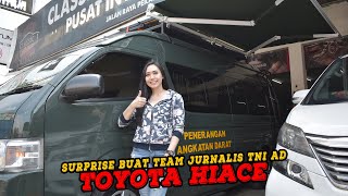 Toyota Hiace Full Interior VIP CLASS Surprise Untuk Team Jurnalis TNI AD ⁉️ classic 1 interior