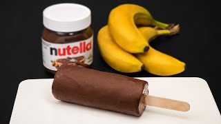 One banana and Nutella only! The best ice cream I've ever tasted!