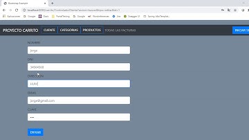 Carrito Compras JSP  Parte 1   Login