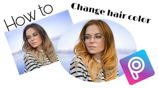 How to change hair color in PicsArt - Tutorial | Graphic Designer screenshot 4