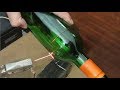 Cortador de Garrafa de Vidro Com Bateria de 12V - Glass Bottle Cutter With 12V Battery