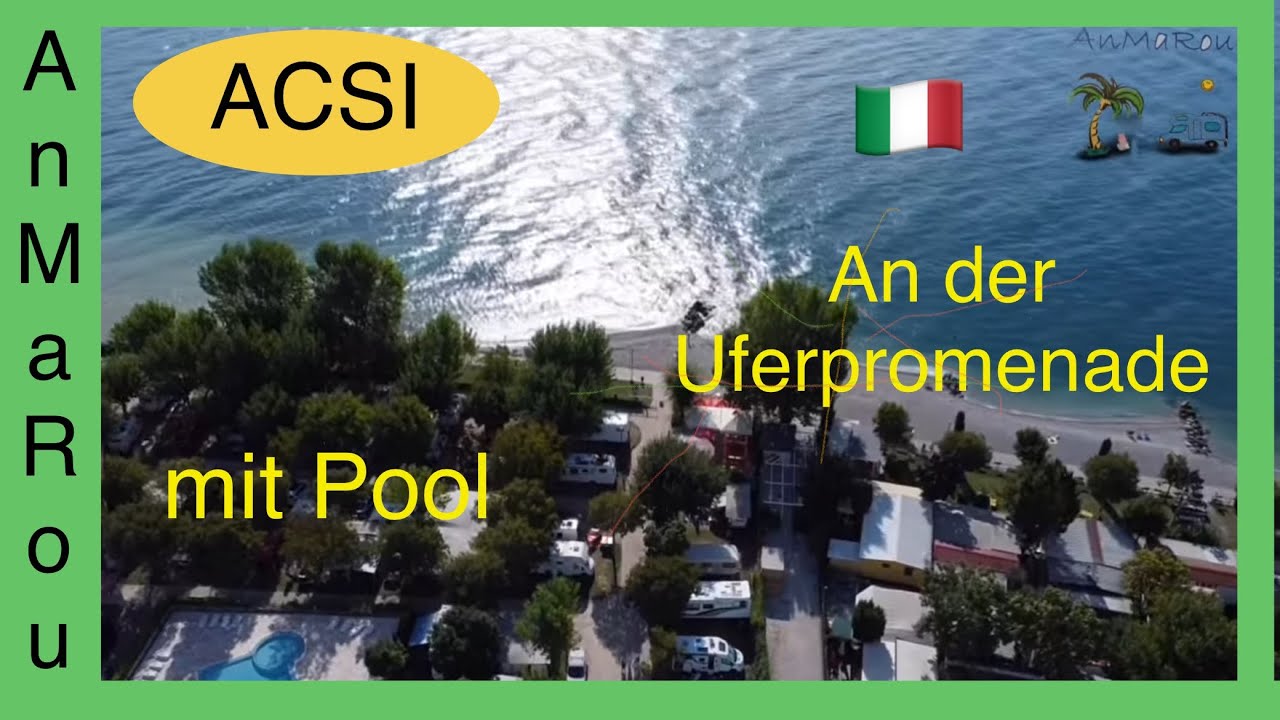 Gardasee Toscolano-Maderno Camping Riviera Italien Drohnenflug