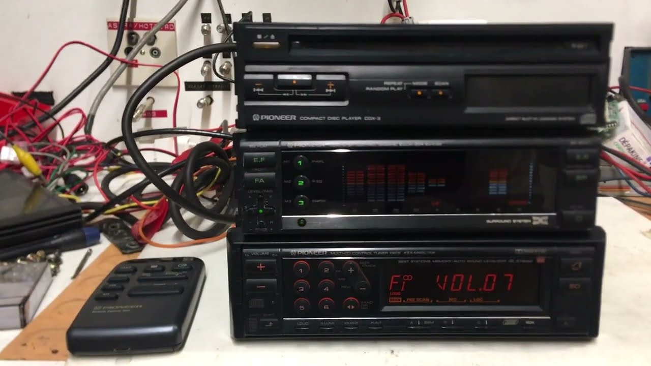 Restauration Pioneer KEH M800 SDK + EQ600 +CDX3 +Remote