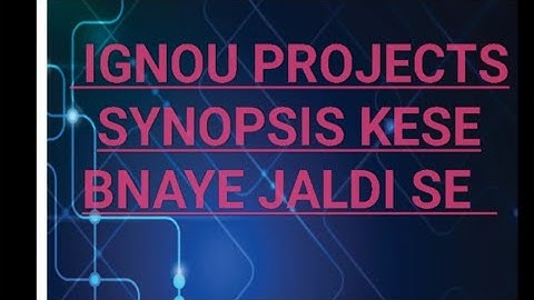 Perfect Project Synopsis: A Step-by-Step Guide #project