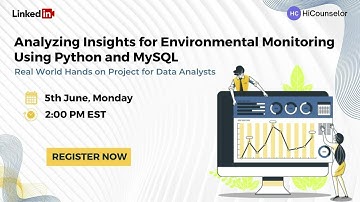 Analyzing Insights for Environmental Monitoring Using Python & MySQL