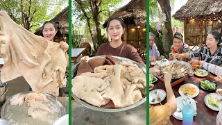 Beef Tripe Tendered Cook and eat with family | Cooking with Sros