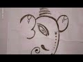 Beautiful Ganesh drawing with new trick. MUST WATCH