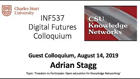 Guest Colloquium #4 Adrian Stagg August 14, 2019