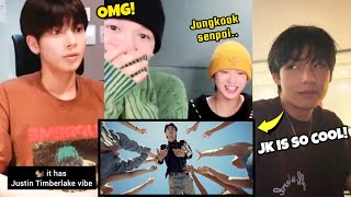 K-pop Idols Reaction to BTS Jungkook '3D' MV [Pt. 2] (TXT Taehyun, & TEAM, EVERGLOW, ZEROBASEONE)