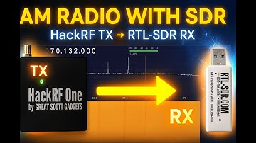 AM Radio with SDR! HackRF Transmitter + RTL-SDR Receiver Demo (Live Signals!)