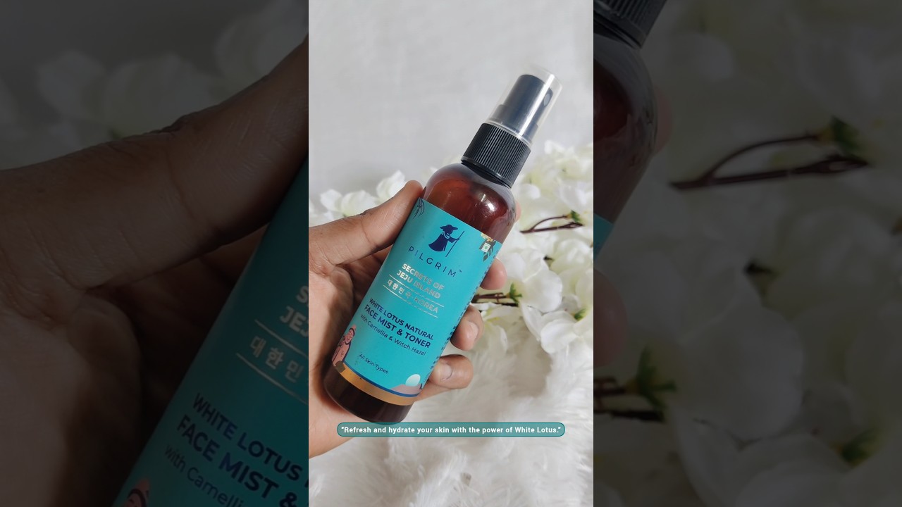 "Pilgrim White Lotus Natural Face Mist & Toner 