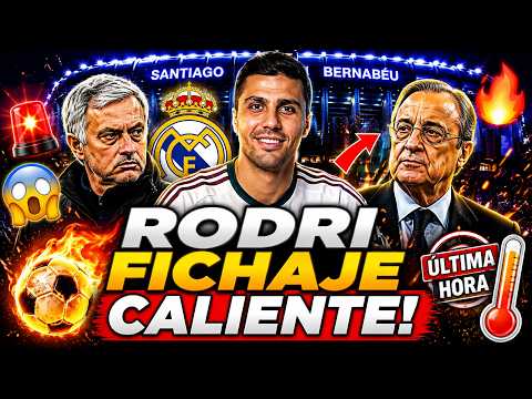 ⚪💣RODRI TRANSFER HEATING UP! | REAL MADRID BREAKING NEWS💪