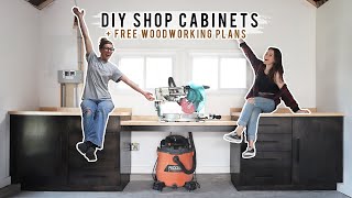 DIY EASY SHOP CABINETS WITH WOODSHOP DIARIES!