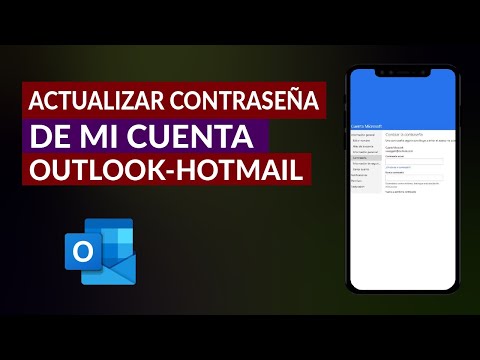Cómo Cambiar o Actualizar la Contraseña de mi Cuenta Outlook - Hotmail