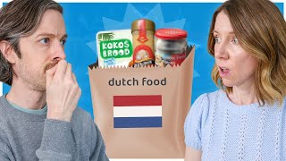 RATING DUTCH FOOD *YOU PICKED FOR US!* (americans try dutch snacks)