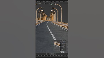 How to make long elevated bridge in blender!!! #blender #3d