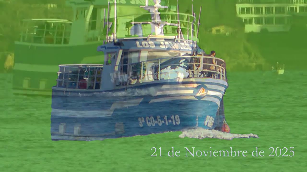 LOS JAIMES Llegando al puerto de A Coruña 21112025