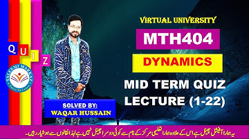 MTH404 Midterm Quiz solution by taleemi markaz
