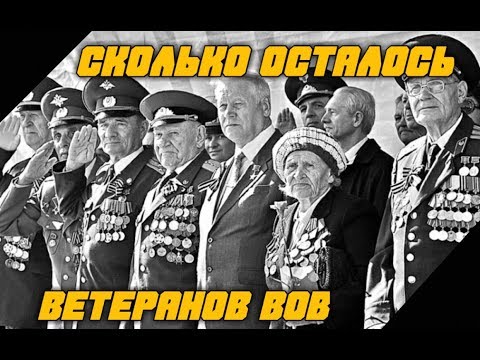 Количество ветеранов ВОВ на 2019г