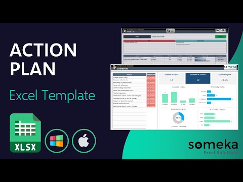 Action Plan Template | Organize & track goals and actions in Excel!
