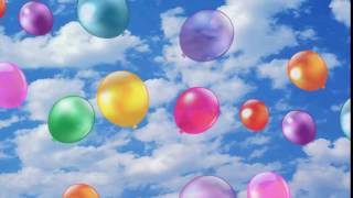 Воздушные шарики  Футаж с воздушными шариками