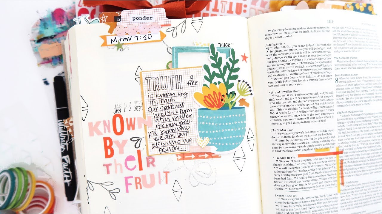 Bible Journaling for Beginners! My Bible Journaling Formula 