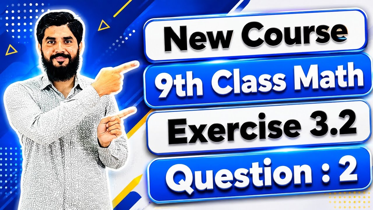 9th Class Math Exercise 3.2 Question 2 | Sets & Functions | Step-by ...