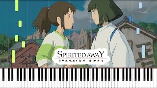 Always With Me - Spirited Away Easy Piano Cover | Sheet Music [4K]