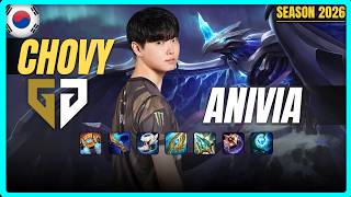 GEN Chovy ANIVIA vs YORICK Top - Patch 26.10 KR Ranked | lolrec