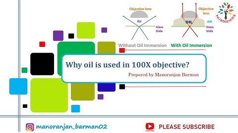 2024 ทำไม ต อง ใช immersion oil กำล ง ขยาย 100x