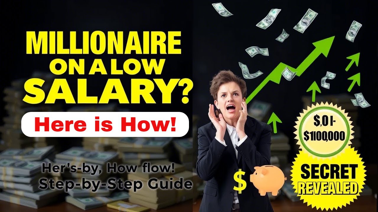 How to Become a Millionaire On A Low Salary - Step by Step Guide! - YouTube