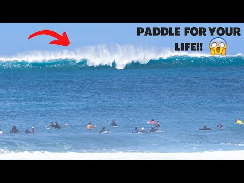 SURFERS GET DESTROYED AT PIPELINE!! *SCARY HOLD DOWNS* (RAW FOOTAGE)