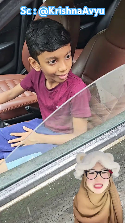 Main kaca mobil tapi koq ada suara aneh ⁉️dan endingnya 😂 @KrishnaAvyu #shorts #funny #dubbing