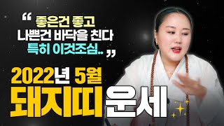 2022년 양력5월 돼지띠운세 | ✨좋은건 아주 좋고 나쁜건 바닥을 친다 특히 이것조심..    [인천용한점…