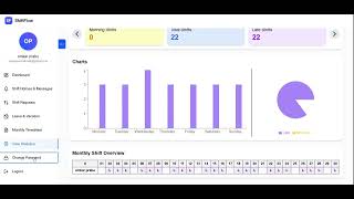 ShiftFlow | Employee Shift Management System – Demo