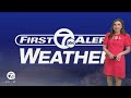 Warm temperatures with rounds of storms this week