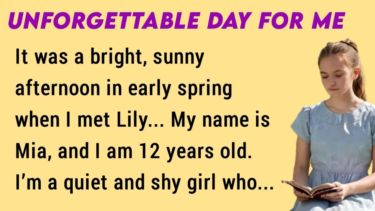 The Day I Met My Best Friend English Listening Story for Beginners ...
