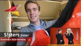 Reaction video S!sters - Sister Germany Eurovision 2019